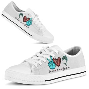 Peace Love Dolphin Sign Low Top Shoes Low Top Shoes Mens Women 2 xlxshq.jpg