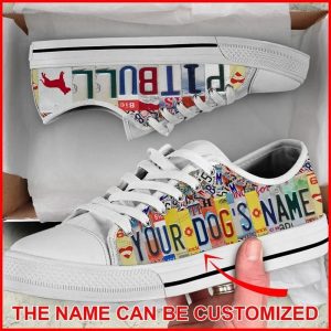 Pitbull License Plates Personalized Canvas Low…