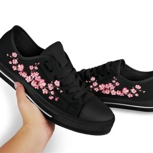 Sakura Cherry Blosoom Low Top Shoes Low Top Shoes Mens Women 2 orcign.jpg