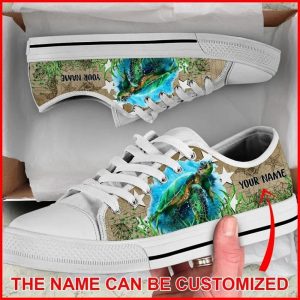 Turtle Vintage Map Sea Personalized Canvas Low Top Shoes Low Top Shoes Mens Women 2 nvfx1a.jpg