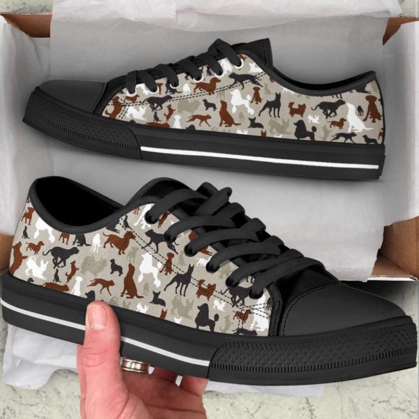 All Dog Lover Pattern SK Low Top Shoes Canvas Sneakers Casual Shoes