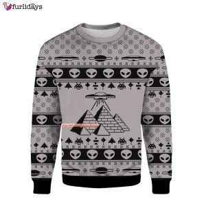 Ancient Alien Pyramid Ugly Sweater, 2022…