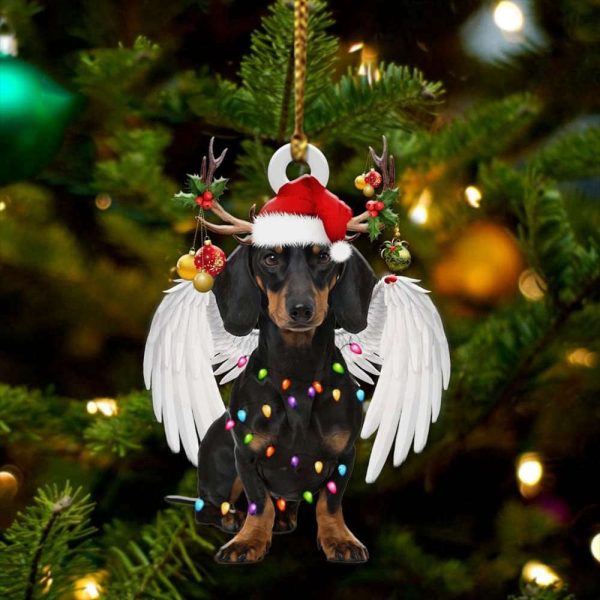 Angel Dachshund Christmas Ornament Gifts For Dachshund Lovers