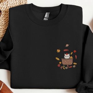 autumn cute cat embroidered sweatshirt 2d crewneck sweatshirt all over print sweatshirt for women sweatshirt for men sws3083 2.jpeg