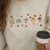 Autumn Elements Embroidered Sweatshirt 2D Crewneck…