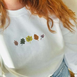 autumn leaves embroidered sweatshirt 2d crewneck sweatshirt gift for family sws3384 1.jpeg