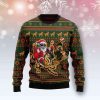 Awesome German Shepherd Dog Santa Claus Ugly Christmas Sweater For Men & Women