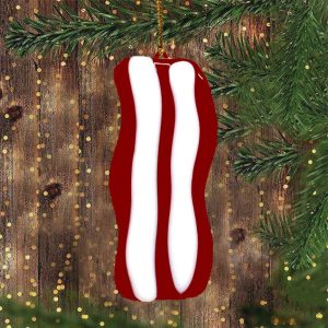 Bacon Christmas Ornament Bacon Slice Ornament…