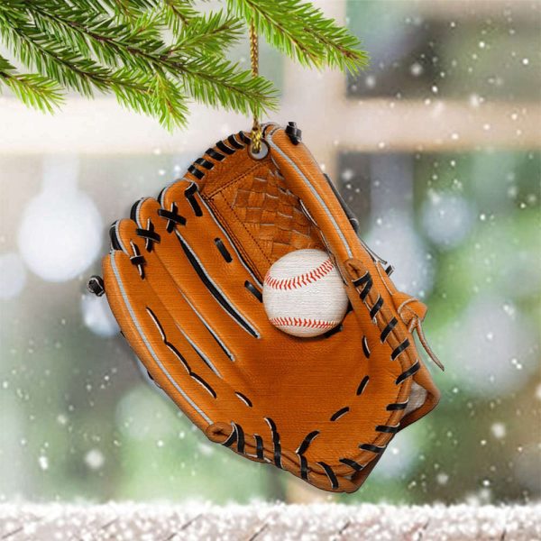 Baseball Gloves Ornament Baseball Christmas Tree Ornaments Xmas Gifts For Husband