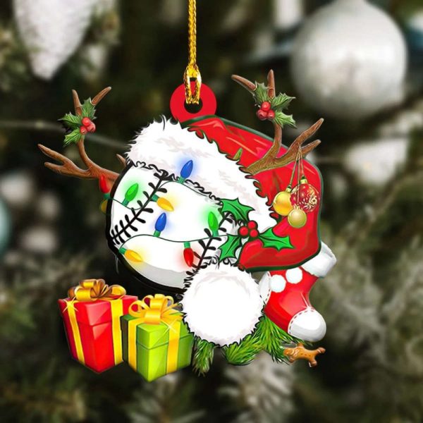 Baseball Ornament Baseball Christmas Tree Ornaments Gifts For Sports Lovers