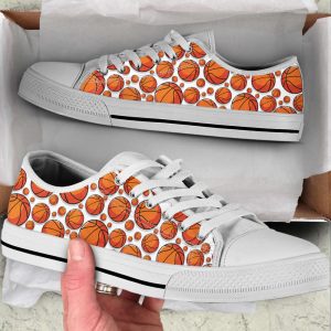 Basketball Ball Pattern Low Top Shoes…