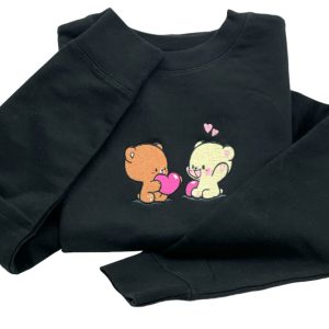 bear couple valentines embroidered sweatshirt 2d crewneck sweatshirt for men and womensws3712 1.jpeg