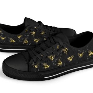 Bee Pattern Low Top Shoes PN205168Sb…