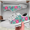 Bees Fly On Flower Pattern Low Top Shoes Sneaker PN205174Sb