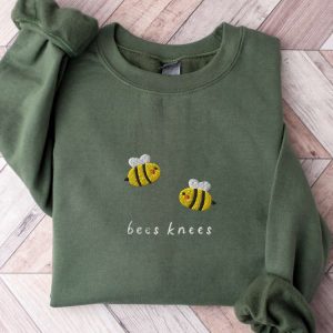 bees knees sweatshirt embroidered embroidered bees crewneck sweater for family 7.jpeg