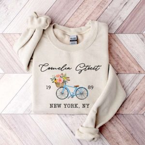 Bike Floral Embroidered Sweatshirt 2D Crewneck…