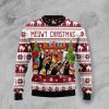 Black Cat Christmas Dancing Ugly Christmas Sweater, Best Gift For Christmas 2023