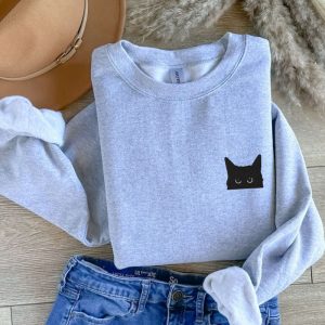 black cat halloween embroidered sweatshirt 2d crewneck sweatshirt for family 3.jpeg