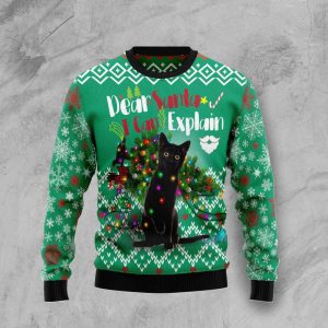 Black Cat I Can Explain Christmas…