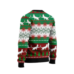 black cat light christmas ugly christmas sweater for men and women 2.png