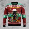 Black Cat Like Stay To In Bed Xmas Ugly Christmas Sweater, Gift For Christmas 2023
