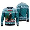 Black Cat Meomy Christmas And A Happy Purr Year Ugly Christmas Sweater