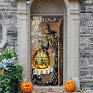 black cat witch brew halloween door cover decorations for front door 1.jpeg