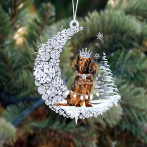 black dachshund diamond moon merry christmas ornament dog acrylic ornament 4.jpeg