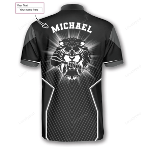 black lion head custom darts jerseys for men 3d all over print top dart shirt 1.png