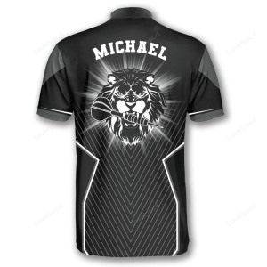 black lion head custom darts jerseys for men 3d all over print top dart shirt 3.png