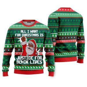 Black Santa Ugly Christmas Sweater, Best…