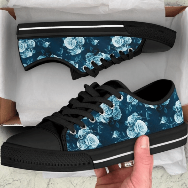 Blue Roses Low Top Shoes Sneaker PN205251Sb – Stylish Footwear