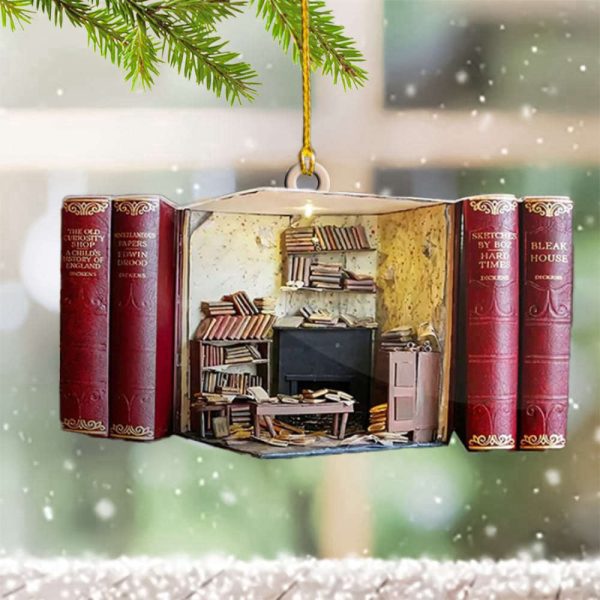 Book Lover Christmas Ornament Best Christmas Tree Decorations Gift Ideas For Nerds