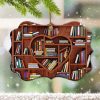 Book Lovers Christmas Ornament Christmas Tree Ornament Gift for Bookworm