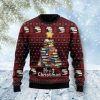 Book Pine Ugly Christmas Sweater, Christmas gift for book lover
