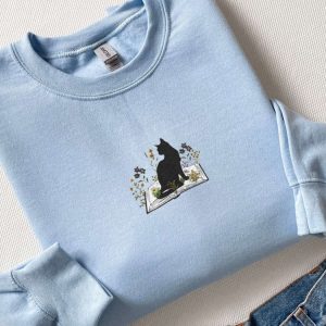 bookish embroidered sweatshirt 2d crewneck sweatshirt for family 1 1.jpeg