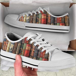 books classic new version low top shoes canvas print lowtop casual trendy fashion shoes gift for adults.jpeg