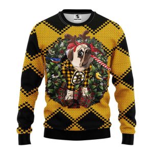 Boston Bruins Pub Dog Christmas Ugly…