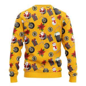 boston bruins santa claus snowman christmas ugly sweater gift for christmas 1 1.jpeg