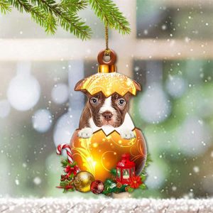 Boston Terrier Christmas Ornament Cute Christmas…
