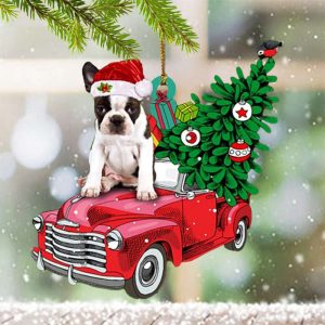 Boston Terrier Christmas Ornament Cute Christmas…