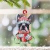 Boston Terrier Christmas Ornament Dog Owner Cute Christmas Tree Ornament 2023