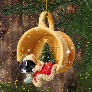 Boston Terrier Christmas Ornament Dog Xmas…