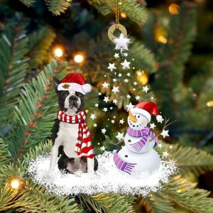 Boston Terrier Christmas Ornament Tree Decorating…