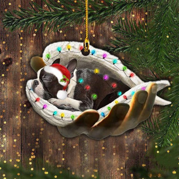 Boston Terrier Ornament Boston Terrier Christmas Ornament 2023 Gifts For Dog Lovers