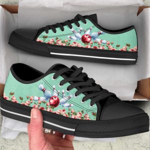bowling flower low top shoes canvas print lowtop fashionable casual shoes gift for adults 1.jpeg