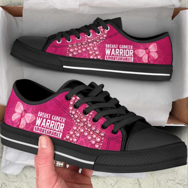 Breast Cancer Shoes Unbreakable Low Top Shoes Canvas Shoes