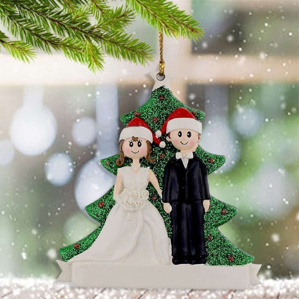 Bride And Groom Christmas Ornament Wedding Christmas Tree Ornament Xmas Tree Decorations