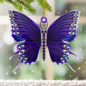 Butterfly Christmas Ornament Butterfly Ornaments For…
