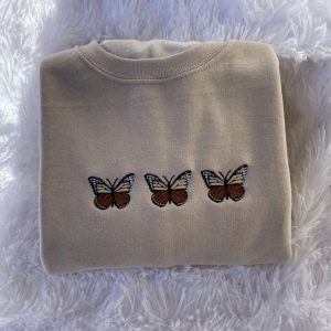 butterfly embroidered sweatshirt 2d crewneck sweatshirt for men and women sws2976 1.jpeg